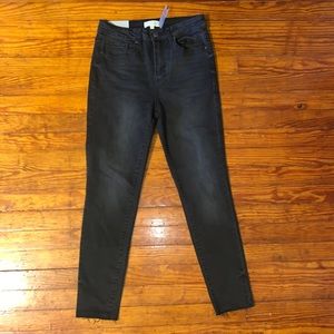 NWT high rise black skinny jean